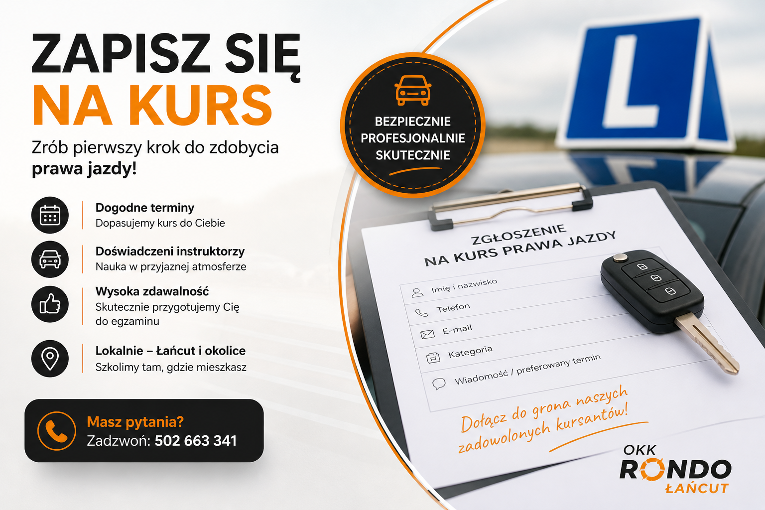 Zapisz się na kurs prawa jazdy
